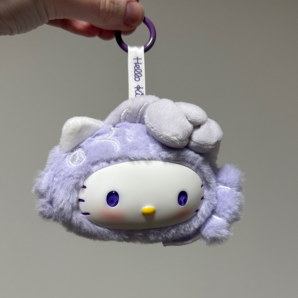 Sanrio Plush Keychain Set - Mint, Lavender & Brown Characters - Picture 4 of 7
